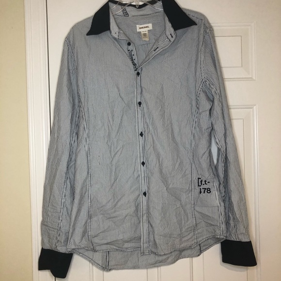 Diesel Other - Diesel Striped Dress Shirt